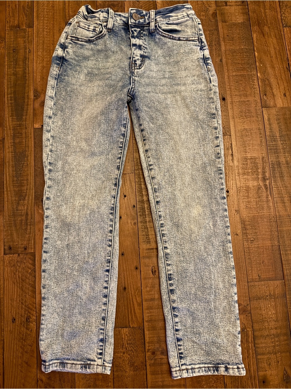 Willow + Root Youth The Mom Jean | Size Youth 12 | Light Wash High Rise Denim